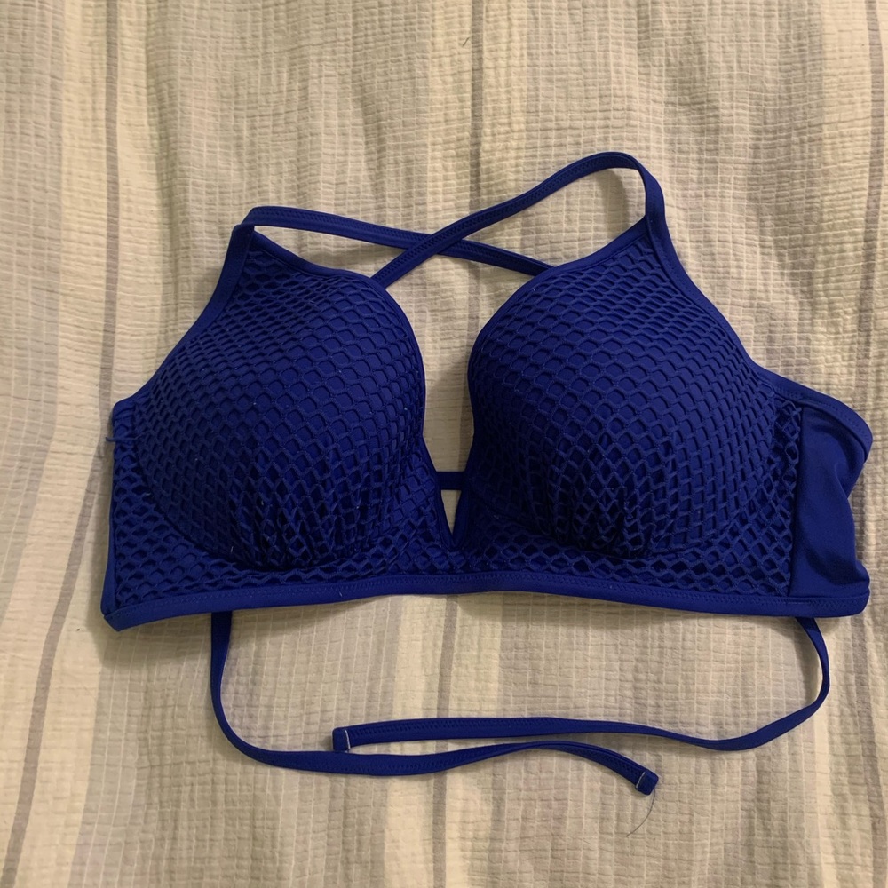 ⭐️2/$20 Supportive Blue Bikini Top